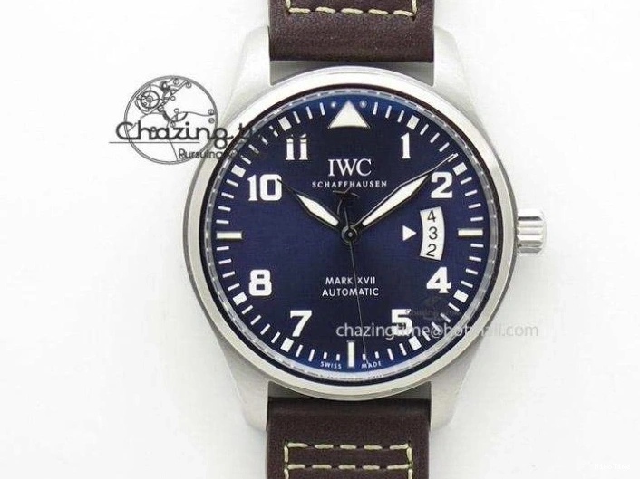 MIROTIME 0220 RelaxedFit Big Pilot Real PR IW500435 “Muhammad Ali” ZF Best Edition On Black Leather Strap A 7295